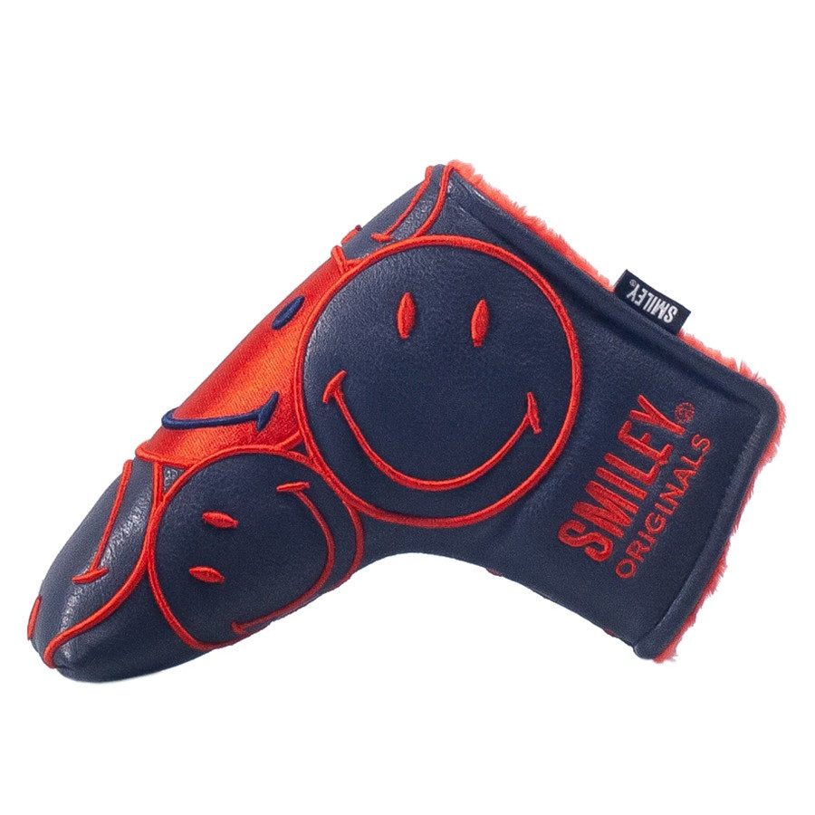 Smiley® Originals Golf Club Headcovers - Stacked Blade - Navy/Red