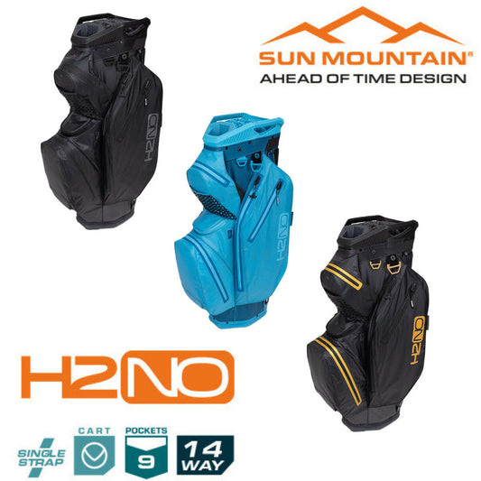 Sun Mountain H2NO Staff Golf Trolley Waterproof Cart Bag All