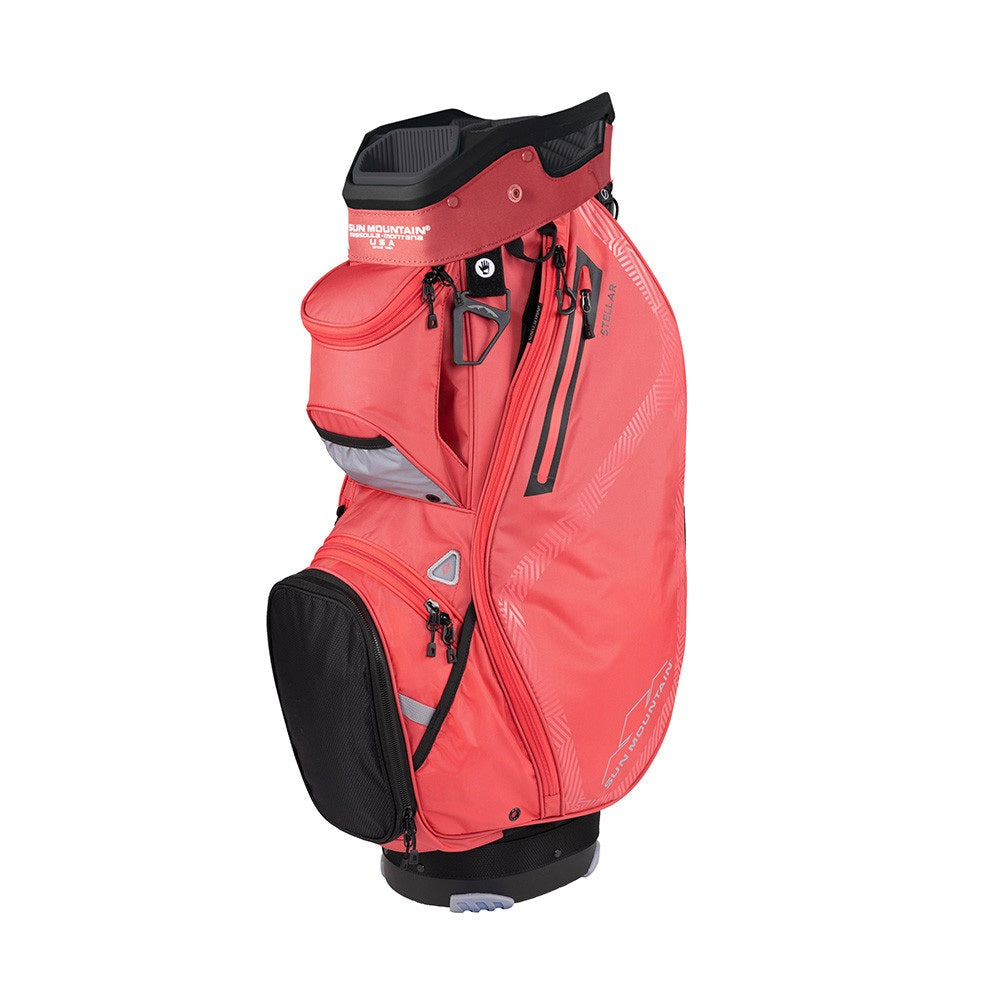 Sun Mountain Stellar Cart Golf Bag - Black/CoralCadet