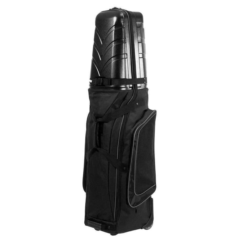BagBoy T-10 Hard Top Travel Cover - Black/Charcoal, front view