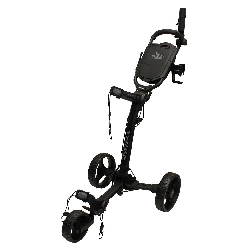 TriLite T-Flash Premium Golf Push Cart - Black