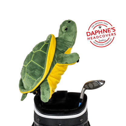 Daphne's Golf Novelty Driver Headcover - Turtle - fitted to a club