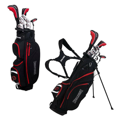 Spalding Tour 2 Men`s Right Hand Package Sets - Cart and Stand Bags