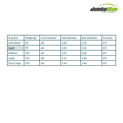 JumboMax Tour Series - size specifications