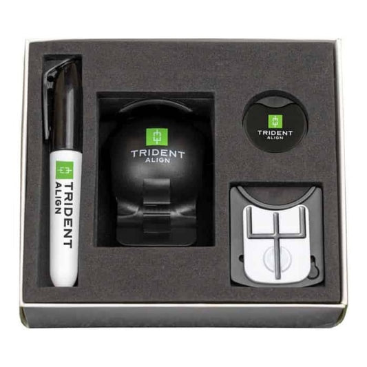 Trident Align 2.0 Golf Ball Marker Kit - in its box