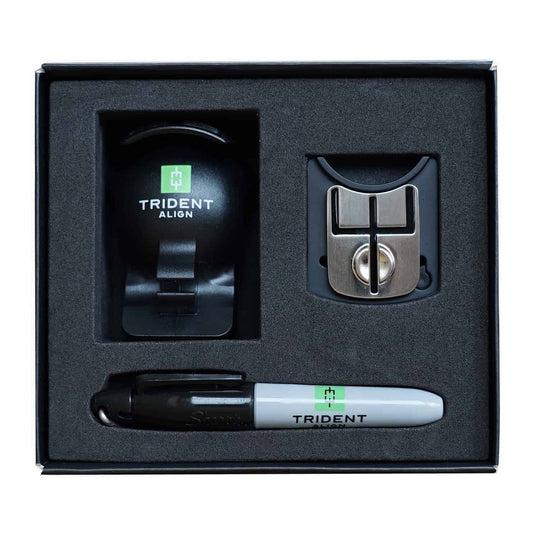 Trident Align Full Metal Golf Ball Marker Kit