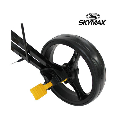 Skymax Trimaster Golf Trolley – 3-Wheel Push Pull Cart Lightweight Black