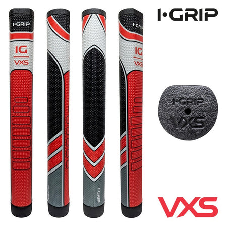 iGrip VXS Putter Grip - Oversized Straight - Red
