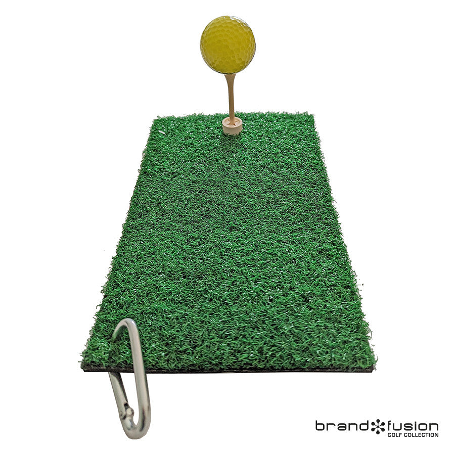 Brand Fusion Winter Mat - 25x15cm - with golf tee and bag clip