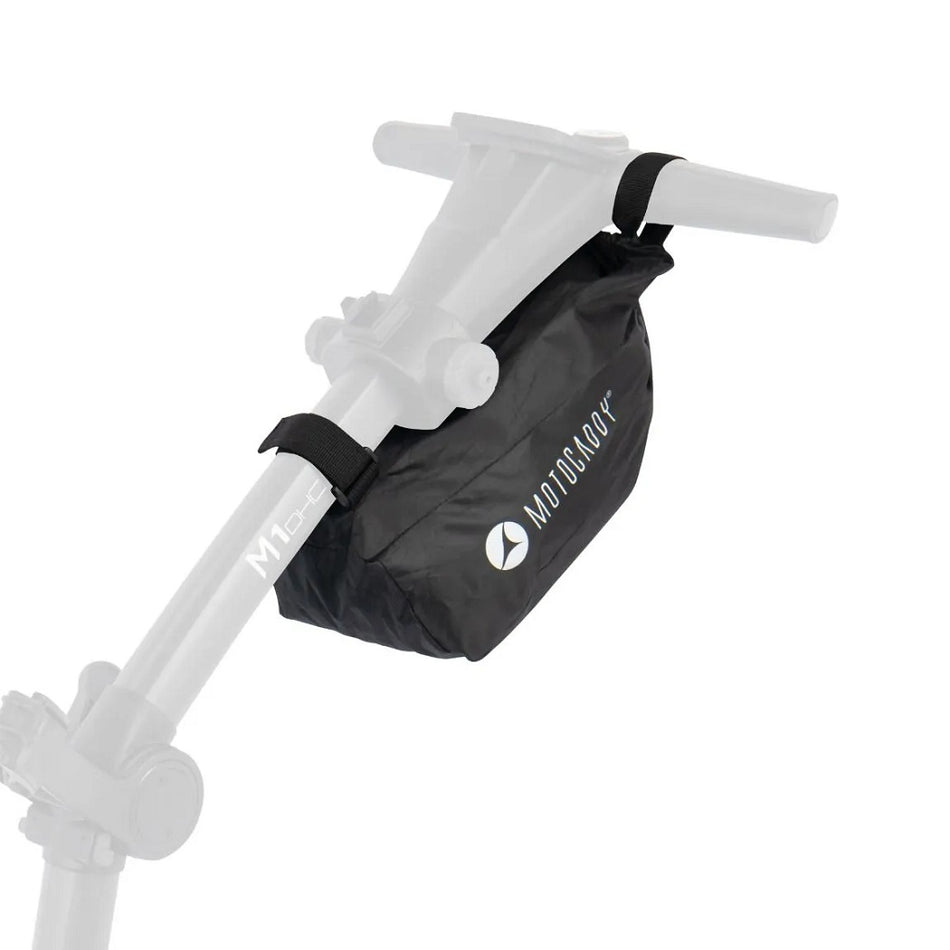 Motocaddy Under Handle Accessory Pouch - shown fitted to a trolley handle