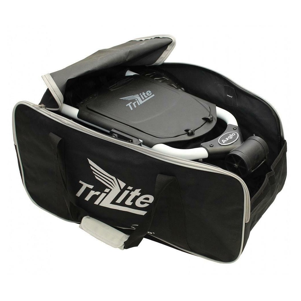 Axglo TriLite Golf Trolley Transit Bag - Travel Cover & Storage Bag (Black)