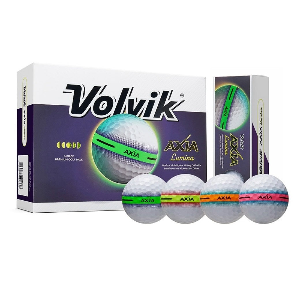 Volvik AXIA Golf Balls - Lumina - 1 dozen boxed