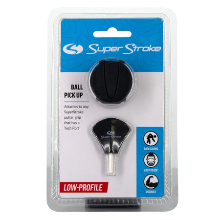 SuperStroke Ball Pick Up in retail packaging, fits putter grips with a Tech Port
