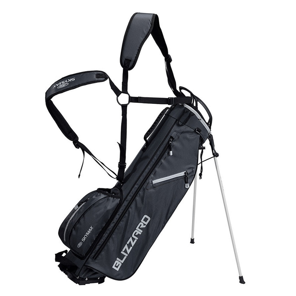 Skymax Blizzard Lightweight Stand Carry Golf Bag – 4-Way Divider – Charcoal/Grey