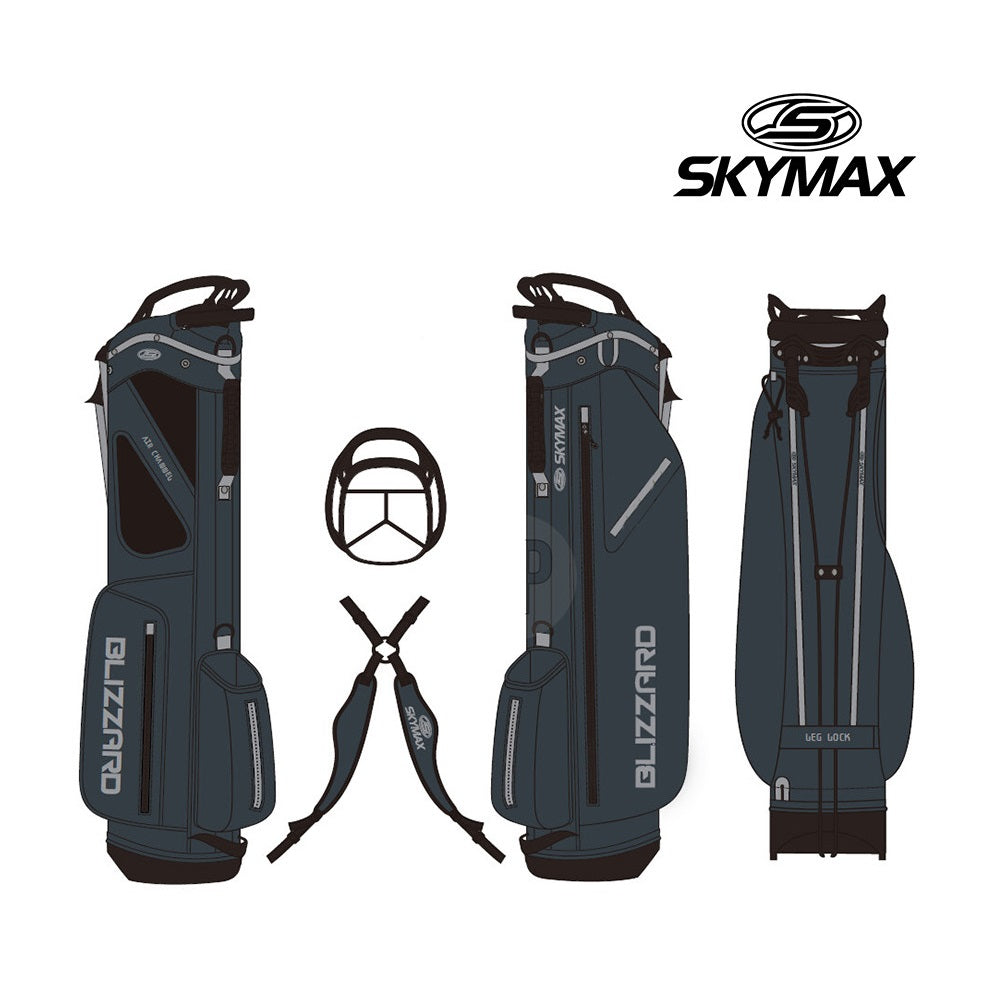 Skymax Blizzard Lightweight Stand Bag - Charcoal/Grey