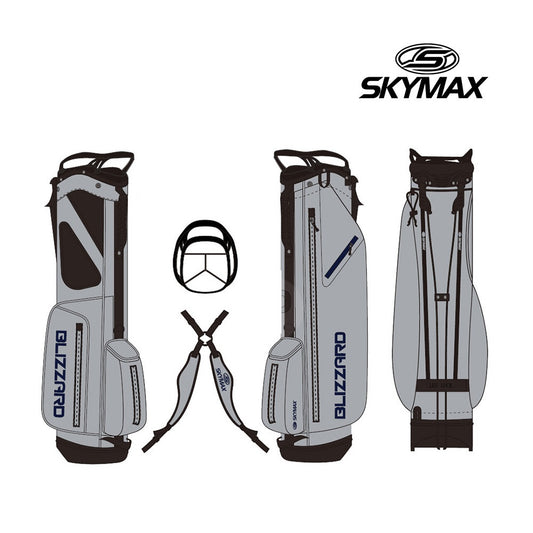 Skymax Blizzard Lightweight Stand Bag - Grey/Navy