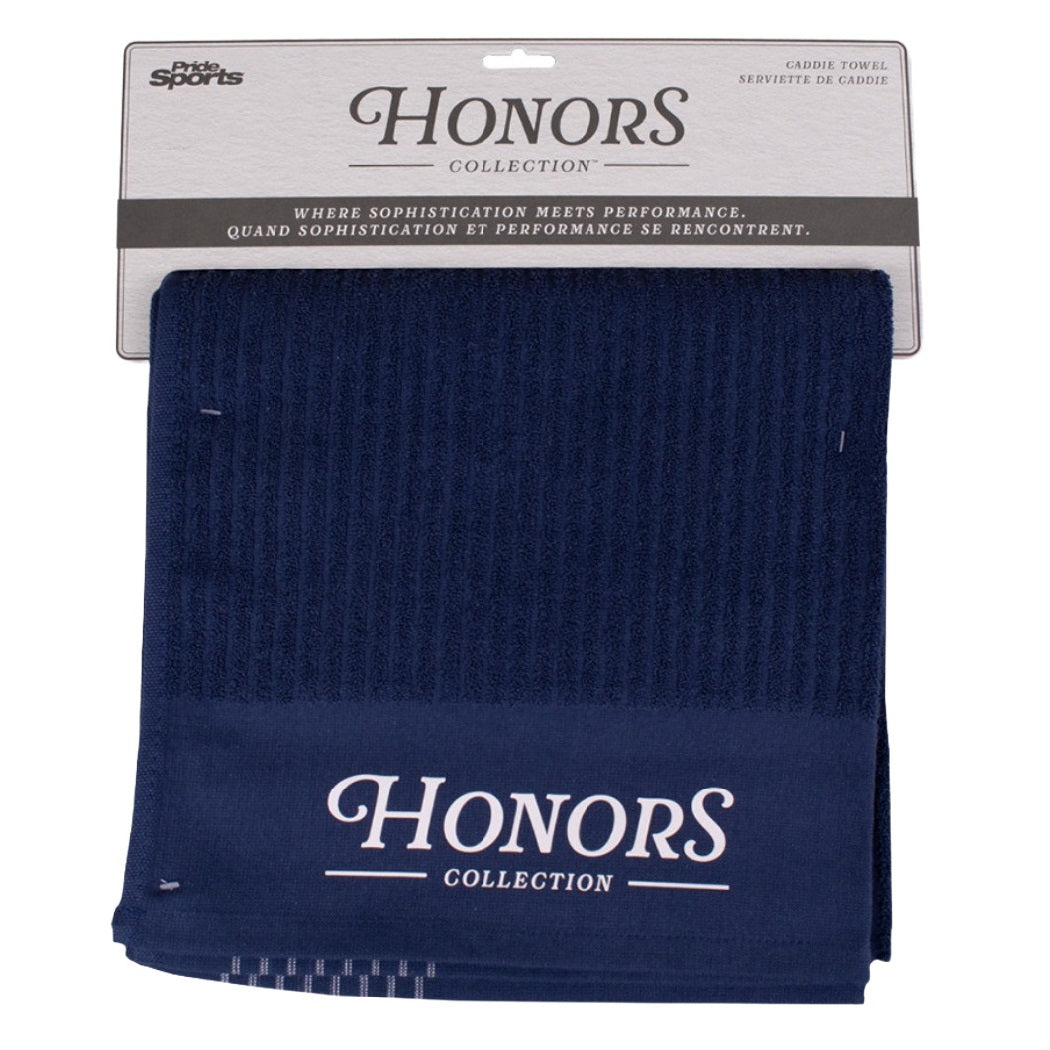 Pride Sports Honors Collection Caddie Golf Towel - Navy