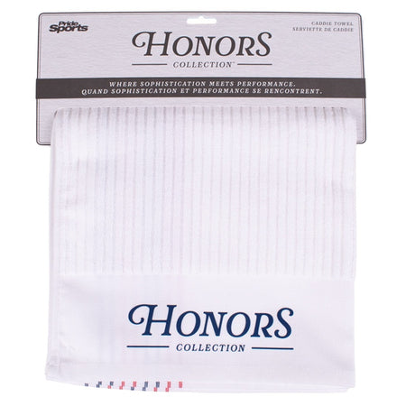 Pride Sports Honors Collection Caddie Golf Towel - White