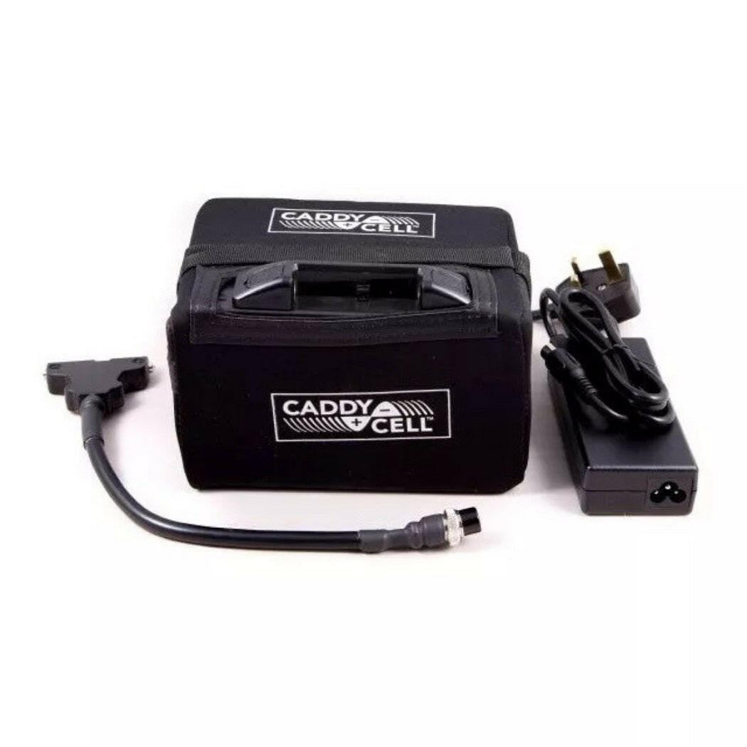 CaddyCell Lithium Battery & Charger Set for Pro Rider or Stowamatic Golf Trolley - 36 hole battery