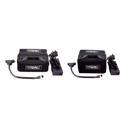 CaddyCell Lithium Battery & Charger Set for Pro Rider or Stowamatic Golf Trolley - 18 hole and 36 hole