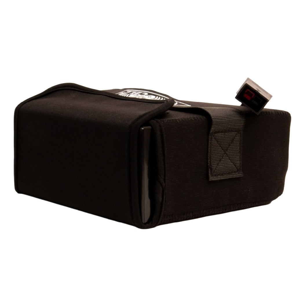 CaddyCell Lithium Golf Trolley Battery & Charger for Motocaddy M-Series - 18 Hole - battery within its branded case