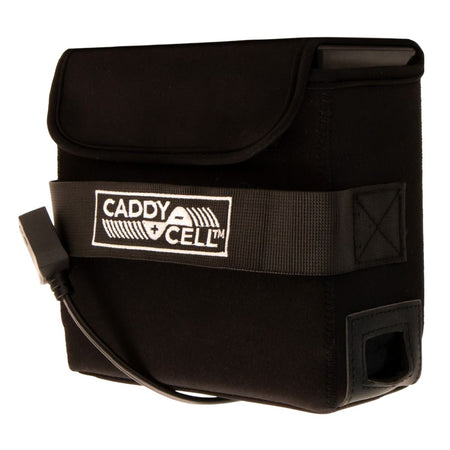 CaddyCell Lithium Golf Trolley Battery & Charger for Motocaddy M-Series - 18 Hole - branded case