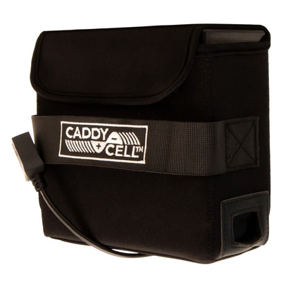 CaddyCell Lithium Golf Trolley Battery & Charger for Motocaddy M-Series - 36 Hole - branded case