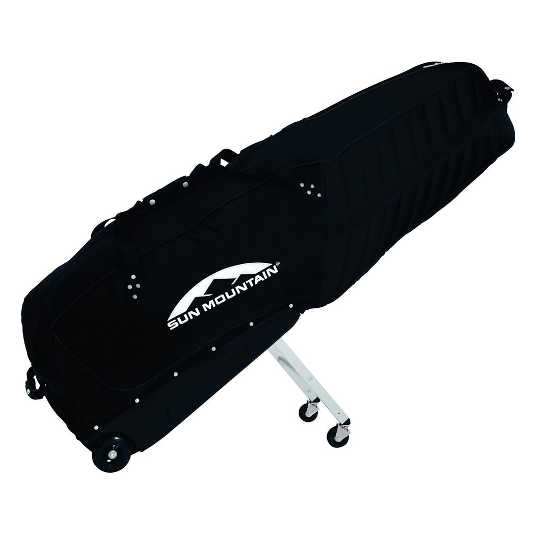 Sun Mountain Club Glider PRO Golf Travel Cover Bag with Wheels - Black 