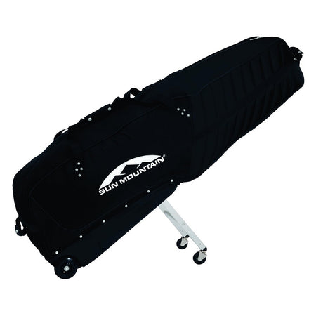 Sun Mountain Club Glider PRO Golf Travel Cover Bag with Wheels - Black 