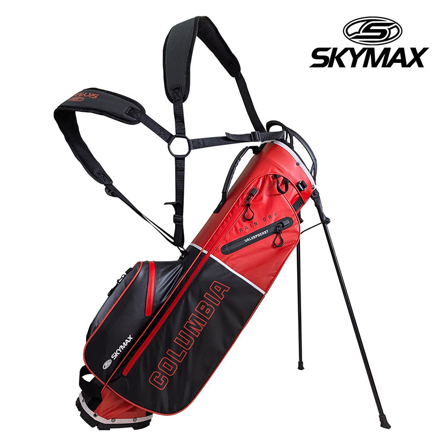 Skymax Columbia 2.0 Waterproof Golf Stand Bag - Red / Black / White