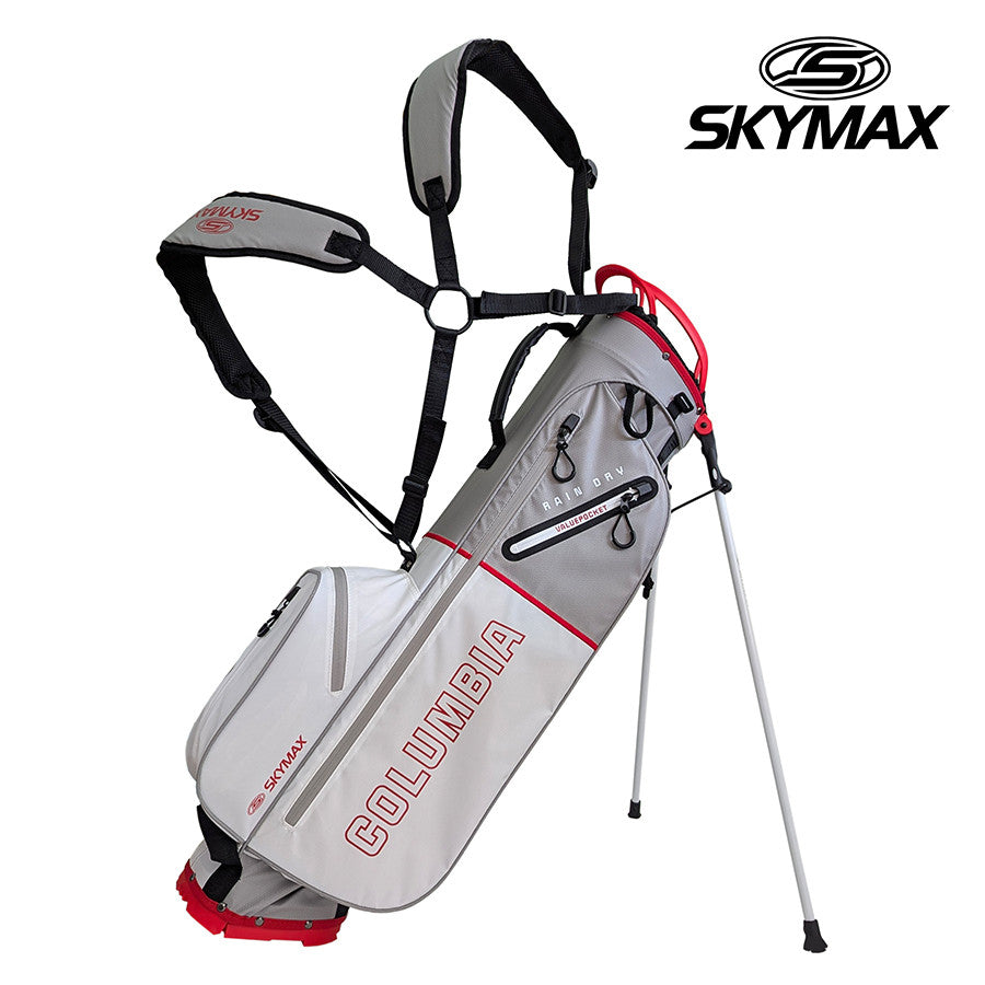 Skymax Columbia 2.0 Waterproof Golf Stand Bag - Grey / White