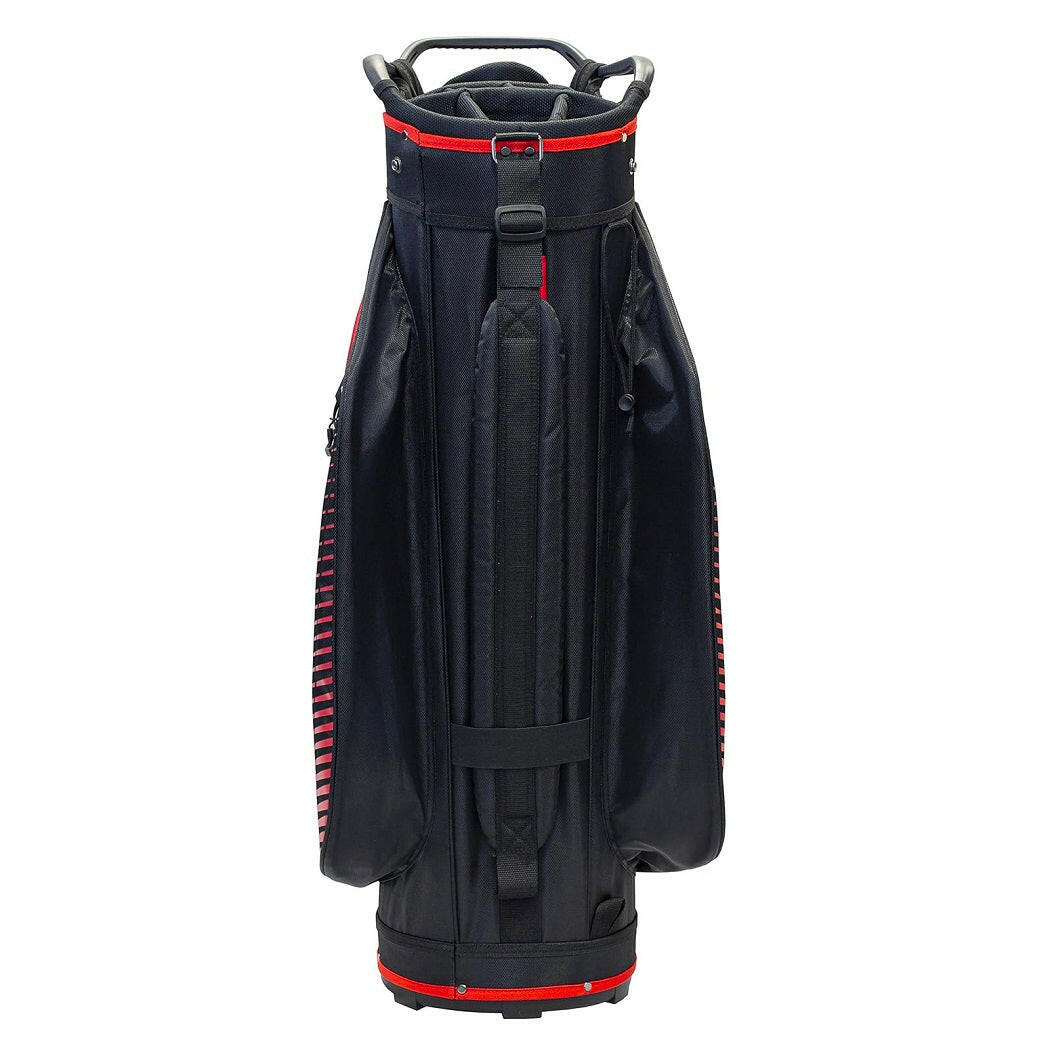 Longridge Deluxe Lite Cart Bag Red Back