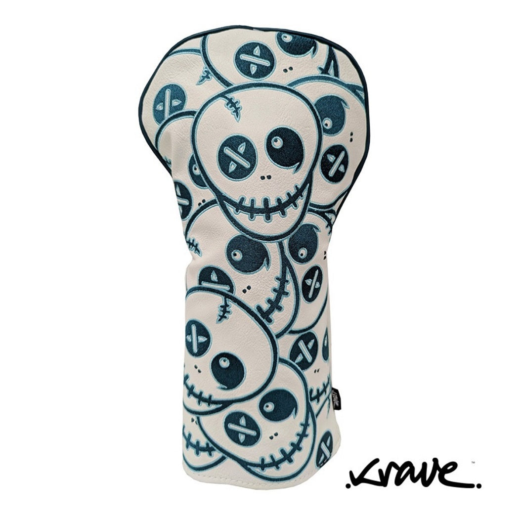 Krave Arctic Stacked Driver Headcover - front view