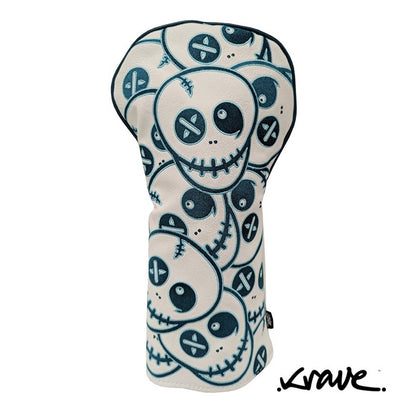 Krave Arctic Stacked Driver Headcover - front view