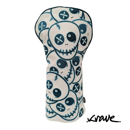 Krave Arctic Stacked Driver Headcover - front view