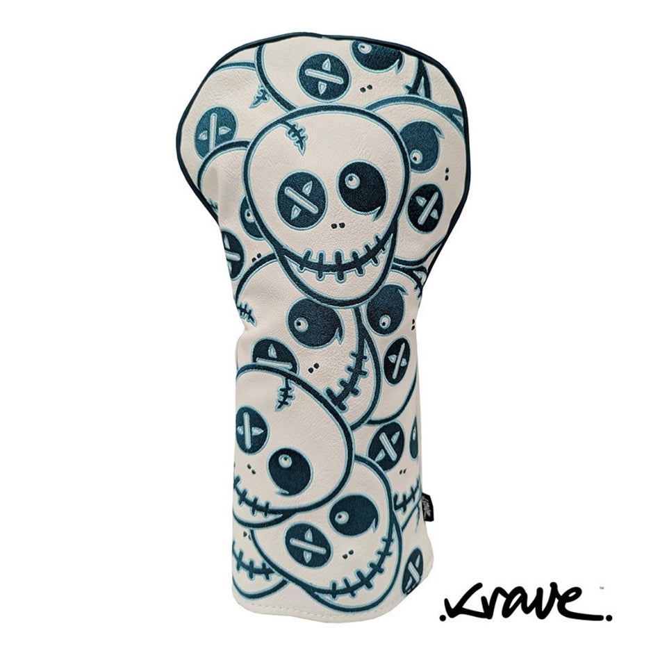 Krave Arctic Stacked Driver Headcover - front view