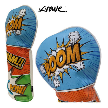 Krave Comic Book Driver Headcover - close view