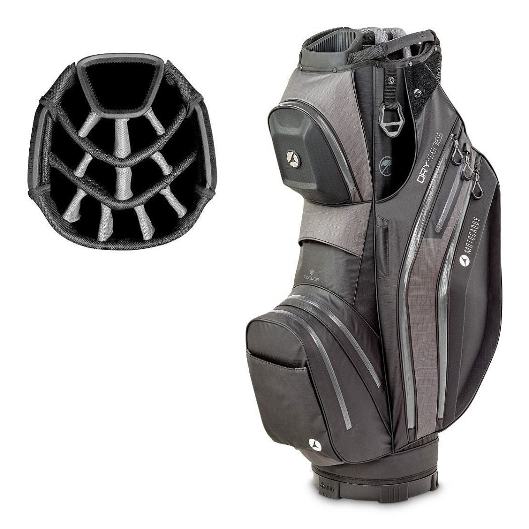 Motocaddy Dry Series 2026 Golf Trolley Bag – Waterproof 14 Way Divider