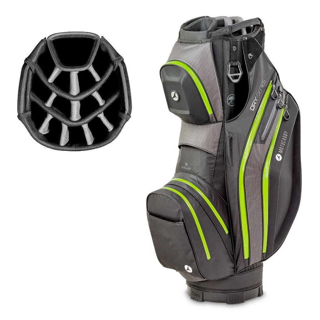 Motocaddy Dry Series 2026 Golf Trolley Bag – Waterproof 14 Way Divider