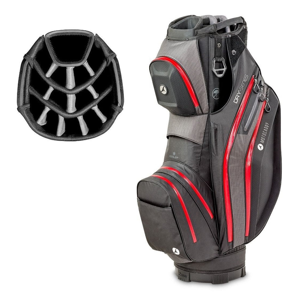 Motocaddy Dry Series 2026 Golf Trolley Bag – Waterproof 14 Way Divider