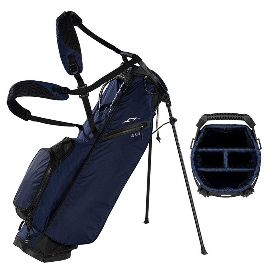 Sun Mountain Eclipse E1.5 4-Way Stand Bag - Black/Navy - with divider