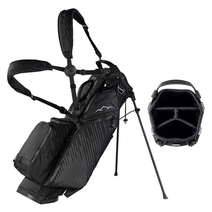 Sun Mountain Eclipse E3.5 4-Way Carry/Stand Golf Bag - Black/Nickel 