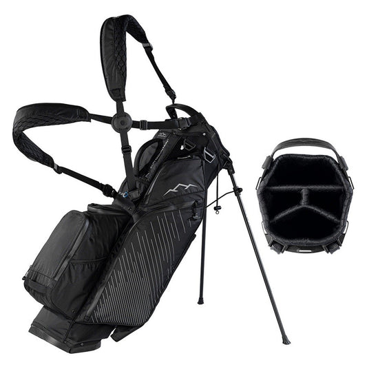 Sun Mountain Eclipse E3.5 4-Way Carry/Stand Golf Bag - Black/Nickel 