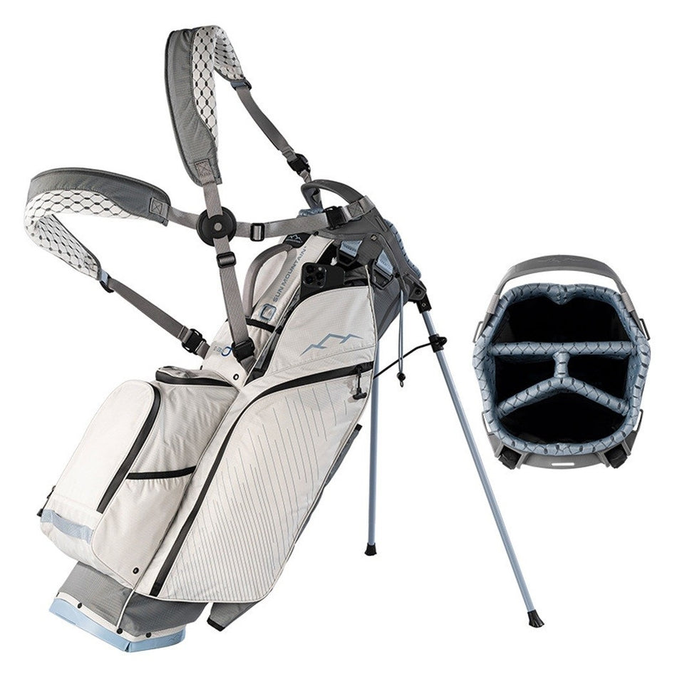 Sun Mountain H2NO Eclipse E3.5 Waterproof Stand Golf Bag Nickel/Platinum - with divider