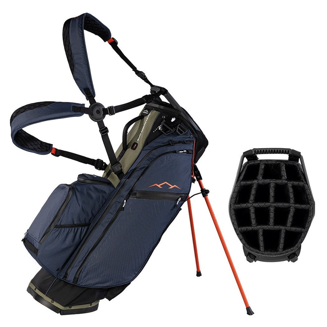 Sun Mountain Eclipse E4.5 VLO 14-Way Carry/Stand Golf Bag - Black/Ink/Olive - with divider