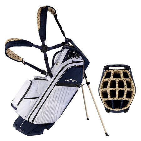 Sun Mountain Eclipse E4.5 VLO 14-Way Carry/Stand Golf Bag - Navy/Gold/White - with divider