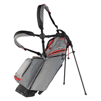 Sun Mountain Eclipse E2.5 4-Way Carry/Stand Golf Bag - Black/Nickel/Red