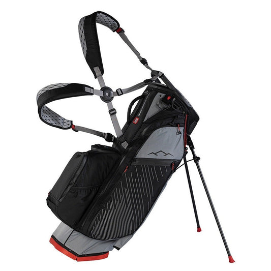Sun Mountain Eclipse E4.5 VLO 14-Way Carry/Stand Golf Bag - Nickel/Black/Red