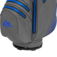 Longridge Golf Elements Waterproof Cart Bag (Grey/Blue) - showing the bag`s base