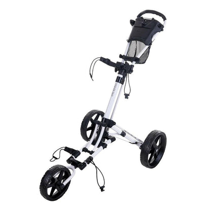 Fastfold TRIKE 2.0 Folding Pull/Push Golf Trolley - 3-Wheel - white